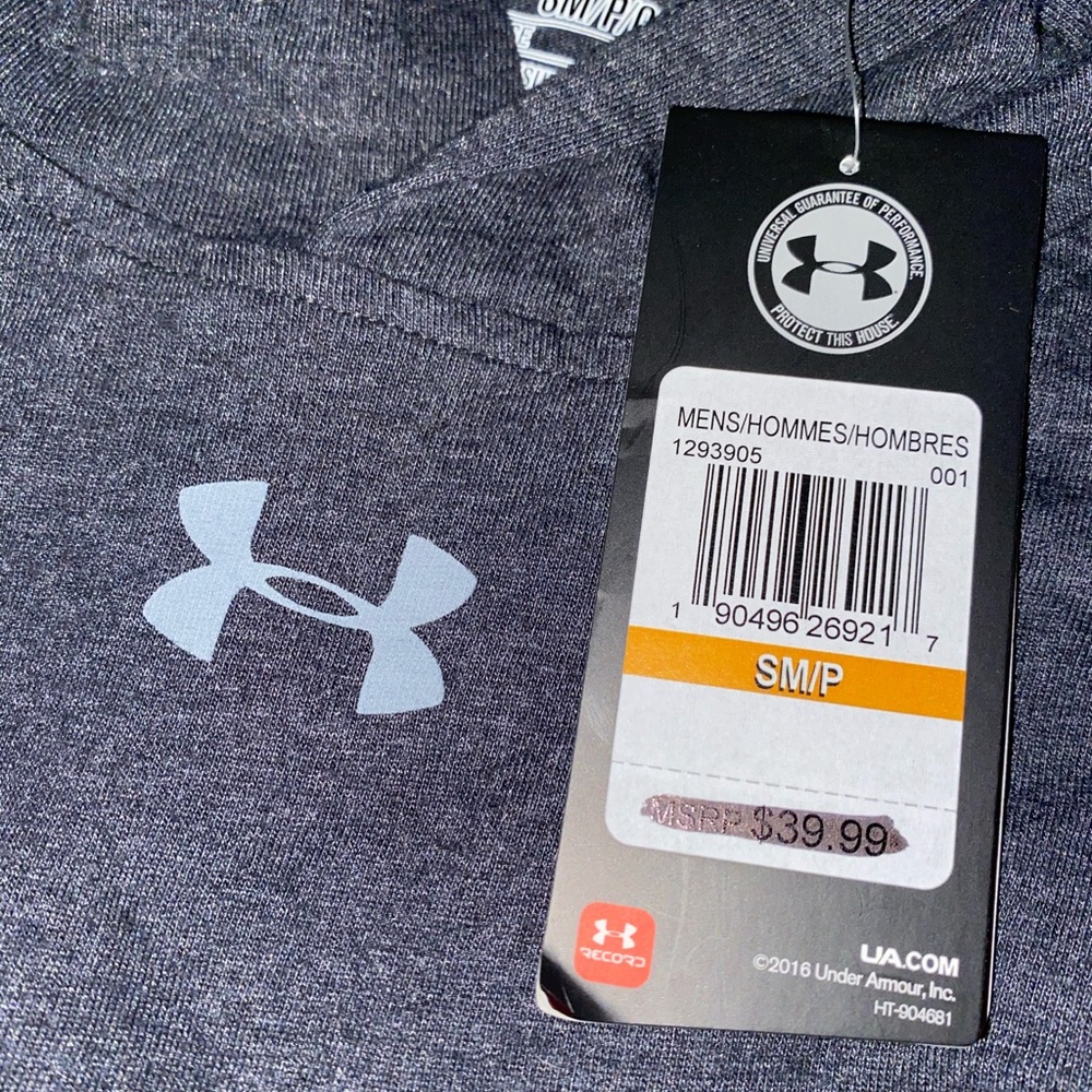 Under armour t shirt hoodie